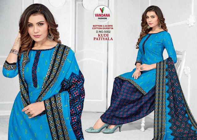 Vandana Kudi Patiyala 5 Casual Wear Heavy Wholesale Dress Material Collection